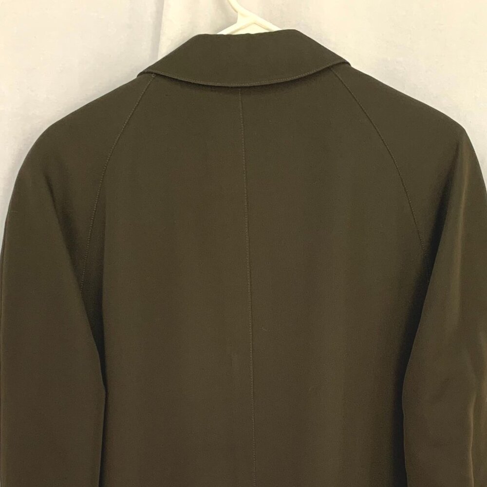 Vtg Men's Dark Brown Sanyo Trench Coat - Picture 10 of 14
